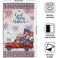 thumbnail image 2 of 4th of July American Truck Hand Towels Set of 2 Independence Day Bath Towels Soft Absorbent Patriotic Holiday Decorative Fingertip Towels, 2 of 16