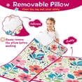 thumbnail image 3 of Pioneer Flower Floral Print Pattern Toddler Nap Mats for Kids Preschool,Sleeping Mat Bag or Kids,Toddler Sleeping Bag,Toddler Nap Mat or Daycare, 3 of 6
