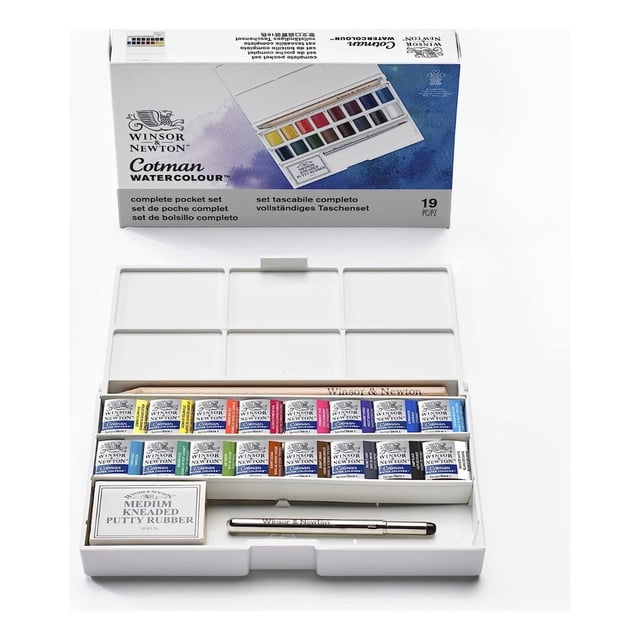 Acuarela Cotman Sketch Pocket 16 Colores Winsor & Newton