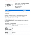 thumbnail image 2 of Timing Cover - Compatible with 2001 - 2011 Ford Ranger 4.0L V6 2002 2003 2004 2005 2006 2007 2008 2009 2010, 2 of 2