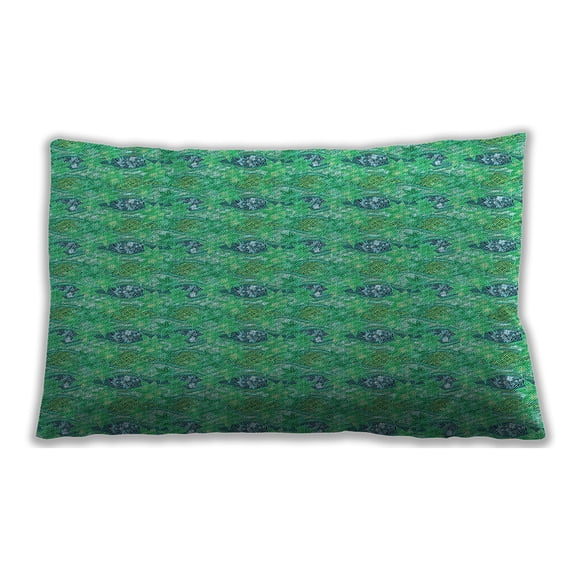Ahgly Company Indoor Rectangular Contemporary Lumbar Throw Pillow, 13 inch by 19 inch
