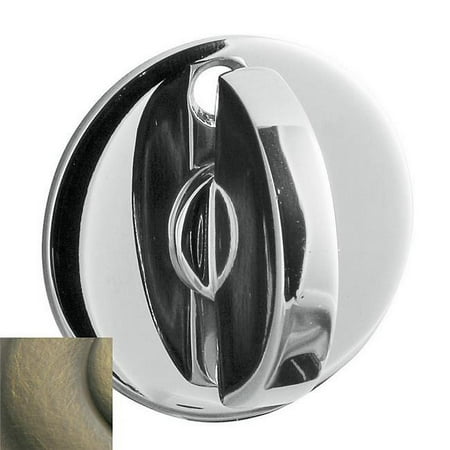Baldwin 6750050 Interior & Entrance Lock with Backplate for Doors, Satin Brass & Black