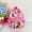 Rose Pink, variant on New cartoon anime colorful two-dimensional Korean-style female singer group printed backpack, lightweight, durable, versatile, and cute for students
