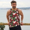 thumbnail image 6 of Pofeuu Merry Christmas1 Print Men's Workout Tank Tops Sleeveless Muscle Gym Shirt Quick Dry-Medium, 6 of 7