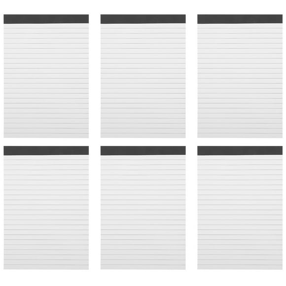 6 libros de blocs de notas de oficina A5, blocs de notas desprendibles, manuales de planificación, cuaderno portátil