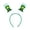 C-Green, variant on St. Patrick's Day Decor​ Shamrock Hair Hoop Mini Hats Feathers Beads Chain Holiday Headwear, St. Patrick Day Party Decorations