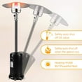thumbnail image 3 of mecor Patio Heaters Commercial 41,000 BTU Propane Stainless Steel Outdoor Garden Heate (Black), 3 of 9