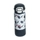 thumbnail image 5 of Botella de agua aislada para niños, botella para beber de acero inoxidable, bonita, con , taza de agua aislada para deportes de verano, camping Cachorro negro, 5 of 8
