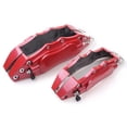 thumbnail image 3 of 4pcs Red Metal 3D Style Car Universal Disc Brake Caliper Front and Rear Cover Kit M+S-, 3 of 4