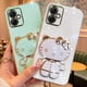 thumbnail image 2 of Carcasa Para Motorola Moto G73 G53 G23 G13 G42 Funda Blanda Para Teléfono Espejo De Maquillaje KT Gato Soporte Giratorio Cubiertas Traseras Gao Jiahui unisex, 2 of 2