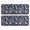 Unicorn and Moon Blue Pattern, variant on Unicorn and Moon Blue Pattern Anti Fatigue Kitchen Rugs Set Of 2, Non Slip Washable Decorative Floor Mats for Sink Laundry and Home Use, 17"x47"