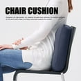 thumbnail image 3 of Chair Cushion Soft Comfortable Foam Particles Filling Lumbar Support Pillow for Office Home, 3 of 7