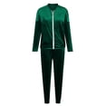 thumbnail image 4 of GERsome Women's Full Zip-Up Tracksuit Set Long Sleeve Casual Jogging Suits Workout Gym 2 Piece Outfits, 4 of 7