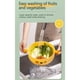 thumbnail image 4 of pstuiky Fregadero de doble capa para frutas y verduras, cesta de escurrido, bandeja de plástico para frutas de cocina, cesta filtrante, 4 of 4