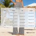 thumbnail image 3 of Women's Wide Leg Pants Gingham Plaid Casual High Waisted Cotton Blend Pants Comfy Summer Trousers with Pockets Green XXL(XXL), 3 of 5
