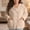 Khaki, variant on Womens Bed Jacket Fleece Jacket Women Pajama Tops for Women Sherpa Jacket Women Womens Loungewear Winter Coats for Women Warm Winter Coats for Women Black XXL