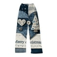 thumbnail image 5 of WTOBBY Women's Casual Fashion Christmas Printed Flannel Pajama Pants, Festive Holiday Sleepwear with Soft Fabric, Merry Christmas Design for Cozy Home Use,Royal Blue M, 5 of 6