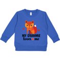 thumbnail image 2 of Inktastic Grammie Loves Me Grandchild Fox Toddler Sweatshirt, 2 of 4