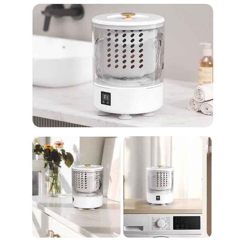 CEORPER Compact Travel Washing Machine Cordless Portable Clothes Washing Cups