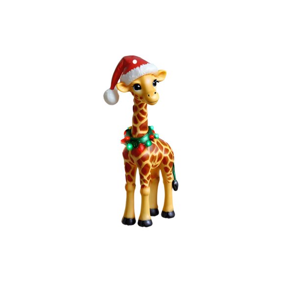 Bwiyojiz Christmas Decorations Hanging Ornaments 2D Acrylic Giraffe Festival Ornament, Gifts for Sister
