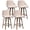 Beige, variant on CDCASA Swivel Bar Stools Set of 2, 26 Inch Counter Height Bar Stools with High Backrest, Linen Wood Upholstered Modern Barstools for Kitchen Counter, Green