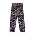 thumbnail image 5 of Goofa Snake And Flower Printed Soft Pajama Pants for Men, Wide Leg Comfy Casual Lounge Yoga Pants-Large, 5 of 9