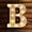 B, variant on TETOU LED Letter Lights Luminous Letters Sign Home Decor for Wedding Birthday Party Christmas Battery Powered Decoration (J)