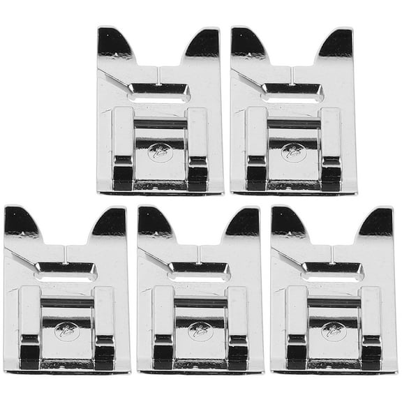 5 PCS Sewing Machine Presser Foot Walking for Brother Silver