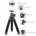 thumbnail image 5 of TuseyRxln mobile phone tripod, mini tripod for smartphone and camera, mobile phone tripod stand with Bluetooth remote control, 5 of 6