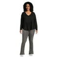 thumbnail image 2 of Terra & Sky Women’s Plus Size Waffle Swing Top, Sizes 0X-5X, 2 of 5