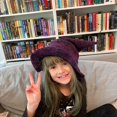 thumbnail image 6 of COMEET Witch Hat, Unisex Halloween Peaked Witch Hat Crochet Design Wizard Hat Men Women Cosplay Witch Hat Multiple Type Can Choose, 6 of 20
