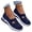 Blue, variant on Women Casual Shoes Walking Sneakers Slip On Shoes Elderly Footwear Breathable Non Slip Soft Sole For Outdoor Daily Wear ,Us Size:8
