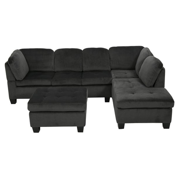 evan 3 piece sectional sofa
