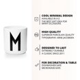 thumbnail image 2 of Letter coffee cup / letter Mug simple style（Letter M）, 2 of 2