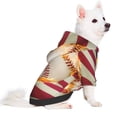 thumbnail image 2 of Balery Baseball Ball With Flag Sudadera con Capucha para Perros Pequeños – Ropa para Mascotas, Disfraz para Perros y Gatos, Ideal para Fiestas y Cosplay-X-Large, 2 of 7