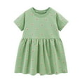 thumbnail image 1 of Vêtements d'Automne pour Fillettes, Vêtements pour Fillettes, Robe Chandail en Molleton en Coton à Manches Courtes pour Fillettes, Robe Décontractée d'Hiver Imprimée pour Enfants 2-7 Ans, Robe pour Fillettes, 1 of 5