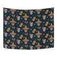 thumbnail image 2 of Tapiz de Calavera de Halloween ABPHQTO Decoración colgante 100x150 cm, 2 of 4