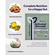 Sunbiotics - Activated Almonds: Probiotic Almonds -Truffle & Herb, 1oz, 12 Pack
