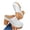 White, variant on Tbopshirt Summer Slides for Women with Arch Support Closed Toe High Heels Slippers Solid Color Beach Sandals Vacation