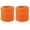 Orange, variant on Pebbuoy 2Pcs Sports Wristband Solid Color Workout Wrist Band,Men Women Wrist Sweat Bands Absorbent Cotton Breathable Sweatband for Tennis