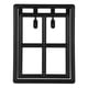 thumbnail image 1 of Puertas de Mosquitera Pantalla de Puerta para Mascotas Exterior Corredizo de Plástico con Cerradura con Solapa Magnética para Perro Gato Ventana de Porche Negro Blanco ANGGREK Otros, 1 of 8