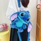 thumbnail image 2 of Mochila de peluche Kawaii Disney Stitch, bolso bandolera de doble hombro, bolsa de almacenamiento, juguete de peluche de anime, regalo para niña y niño, 2 of 4