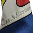thumbnail image 5 of Majek Retro Golf Headcover Limited Edition Vintage Leather Style Psychedelic Colorful Groovy Custom Design #3 5 X H Fairway Wood and Hybrid Head Cover, 5 of 6
