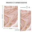 thumbnail image 5 of Kll Rose Gold Glitter Splatter Wall Plate,Gloss Finish,Standard Size 1 - 5" X 3", Polycarbonate Thermoplastic,Electric Receptacle Plug Covers, 5 of 8