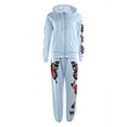 thumbnail image 2 of Qiylii Women's Exercising Clothes Suit, Loose Fit Long Sleeve Top + Long Trousers, 2 of 8