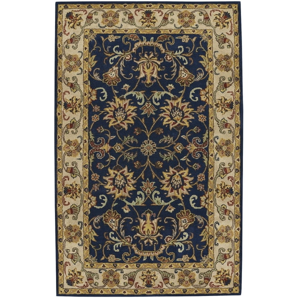 Capel Rugs Guilded Rectangular Hand Tufted Area Rug Dk. Blue 10' x