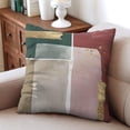 thumbnail image 4 of Brown Blue Abstract Oil Painting, Decorative Throw Pillow Covers, Set of 2, 20x20 inches, Beautiful Modern Home Art Decor for Couch, Sofa, Bedroom, Living Room, 4 of 7