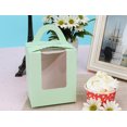 thumbnail image 2 of 20PCS Treat Box Creative Paper Bakery Box Cupcake Box with Window for Wedding Birthday Party, 2 of 6