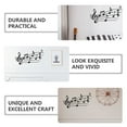 thumbnail image 6 of 2 Count Black Musical Note Decoration Ornament Music Wall Art Music Decor Metal Sign Wall Decor, 6 of 6