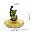 thumbnail image 3 of CNKOO Simulation Animal Decoration Pond Frog Series For Garden Courtyard Resin Beautiful Durable Multicolor Floating Ornaments, 3 of 13